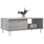 Mesa de centro madera contrachapada gris Sonoma 90x50x36,5 cm de vidaXL, Mesas de centro - Ref: Foro24-830570, Precio: 62,99 €