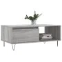 Mesa de centro madera contrachapada gris Sonoma 90x50x36,5 cm de vidaXL, Mesas de centro - Ref: Foro24-830570, Precio: 62,29 ...