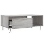 Mesa de centro madera contrachapada gris Sonoma 90x50x36,5 cm de vidaXL, Mesas de centro - Ref: Foro24-830570, Precio: 62,29 ...