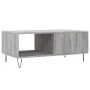 Mesa de centro madera contrachapada gris Sonoma 90x50x36,5 cm de vidaXL, Mesas de centro - Ref: Foro24-830570, Precio: 62,29 ...