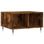 Mesa de centro madera contrachapada roble ahumado 60x50x36,5 cm de vidaXL, Mesas de centro - Ref: Foro24-830537, Precio: 43,9...