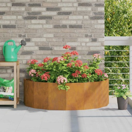 Jardinera Oxidado 120 x 60 x 35 cm Acero autopatinable