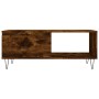 Mesa de centro madera contrachapada roble ahumado 90x50x36,5 cm de vidaXL, Mesas de centro - Ref: Foro24-830569, Precio: 61,7...
