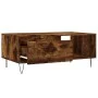 Smoked oak plywood coffee table 90x50x36.5 cm by vidaXL, Coffee table - Ref: Foro24-830569, Price: 61,08 €, Discount: %