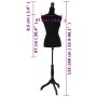 Schwarze Schneiderin Damen Büste Schaufensterpuppe von vidaXL, Galanten in der Nacht - Ref: Foro24-30028, Preis: 77,14 €, Rab...