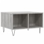 Mesa de centro madera contrachapada gris Sonoma 60x50x36,5 cm de vidaXL, Mesas de centro - Ref: Foro24-830546, Precio: 44,13 ...