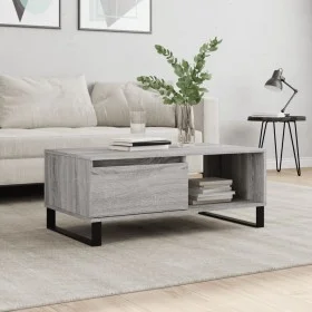 Sonoma graues Sperrholz Couchtisch 90x50x36,5 cm von vidaXL, Couchtisch - Ref: Foro24-830578, Preis: 65,63 €, Rabatt: %