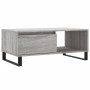 Mesa de centro madera contrachapada gris Sonoma 90x50x36,5 cm de vidaXL, Mesas de centro - Ref: Foro24-830578, Precio: 66,37 ...