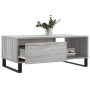 Mesa de centro madera contrachapada gris Sonoma 90x50x36,5 cm de vidaXL, Mesas de centro - Ref: Foro24-830578, Precio: 66,37 ...