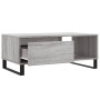 Mesa de centro madera contrachapada gris Sonoma 90x50x36,5 cm de vidaXL, Mesas de centro - Ref: Foro24-830578, Precio: 66,37 ...