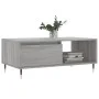 Sonoma-Couchtisch aus grauem Sperrholz, 90 x 50 x 36,5 cm von vidaXL, Couchtisch - Ref: Foro24-830562, Preis: 63,10 €, Rabatt: %