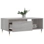 Sonoma-Couchtisch aus grauem Sperrholz, 90 x 50 x 36,5 cm von vidaXL, Couchtisch - Ref: Foro24-830562, Preis: 63,77 €, Rabatt: %