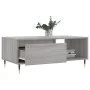 Sonoma-Couchtisch aus grauem Sperrholz, 90 x 50 x 36,5 cm von vidaXL, Couchtisch - Ref: Foro24-830562, Preis: 63,10 €, Rabatt: %