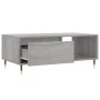 Sonoma-Couchtisch aus grauem Sperrholz, 90 x 50 x 36,5 cm von vidaXL, Couchtisch - Ref: Foro24-830562, Preis: 63,10 €, Rabatt: %