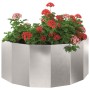 Jardinera Plateado 90 x 45 x 35 cm Acero inoxidable