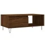 Brauner Eichen-Sperrholz Couchtisch 90x50x36,5 cm von vidaXL, Couchtisch - Ref: Foro24-830571, Preis: 61,44 €, Rabatt: %