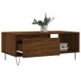 Brauner Eichen-Sperrholz Couchtisch 90x50x36,5 cm von vidaXL, Couchtisch - Ref: Foro24-830571, Preis: 61,44 €, Rabatt: %