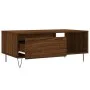 Brauner Eichen-Sperrholz Couchtisch 90x50x36,5 cm von vidaXL, Couchtisch - Ref: Foro24-830571, Preis: 61,44 €, Rabatt: %