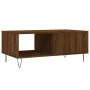 Mesa de centro madera contrachapada marrón roble 90x50x36,5 cm de vidaXL, Mesas de centro - Ref: Foro24-830571, Precio: 61,44...