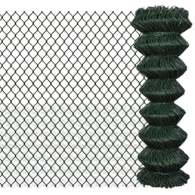 Valla de tela metálica acero verde 1,25x25 m de vidaXL, Paneles de vallas - Ref: Foro24-140350, Precio: 100,16 €, Descuento: %
