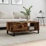 Couchtisch aus geräuchertem Eichensperrholz, 90 x 50 x 36,5 cm von vidaXL, Couchtisch - Ref: Foro24-830577, Preis: 61,46 €, R...