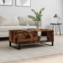 Couchtisch aus geräuchertem Eichensperrholz, 90 x 50 x 36,5 cm von vidaXL, Couchtisch - Ref: Foro24-830577, Preis: 62,84 €, R...