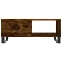 Couchtisch aus geräuchertem Eichensperrholz, 90 x 50 x 36,5 cm von vidaXL, Couchtisch - Ref: Foro24-830577, Preis: 61,46 €, R...