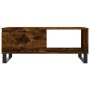 Couchtisch aus geräuchertem Eichensperrholz, 90 x 50 x 36,5 cm von vidaXL, Couchtisch - Ref: Foro24-830577, Preis: 62,84 €, R...