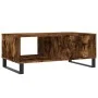 Couchtisch aus geräuchertem Eichensperrholz, 90 x 50 x 36,5 cm von vidaXL, Couchtisch - Ref: Foro24-830577, Preis: 61,46 €, R...