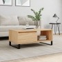 Mesa de centro madera contrachapada roble Sonoma 90x50x36,5 cm de vidaXL, Mesas de centro - Ref: Foro24-830575, Precio: 72,25...
