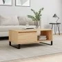 Mesa de centro madera contrachapada roble Sonoma 90x50x36,5 cm de vidaXL, Mesas de centro - Ref: Foro24-830575, Precio: 65,88...