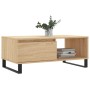 Mesa de centro madera contrachapada roble Sonoma 90x50x36,5 cm de vidaXL, Mesas de centro - Ref: Foro24-830575, Precio: 72,25...