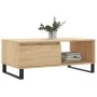 Mesa de centro madera contrachapada roble Sonoma 90x50x36,5 cm de vidaXL, Mesas de centro - Ref: Foro24-830575, Precio: 65,88...