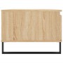 Mesa de centro madera contrachapada roble Sonoma 90x50x36,5 cm de vidaXL, Mesas de centro - Ref: Foro24-830575, Precio: 72,25...