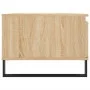 Mesa de centro madera contrachapada roble Sonoma 90x50x36,5 cm de vidaXL, Mesas de centro - Ref: Foro24-830575, Precio: 65,88...