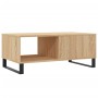 Mesa de centro madera contrachapada roble Sonoma 90x50x36,5 cm de vidaXL, Mesas de centro - Ref: Foro24-830575, Precio: 72,25...