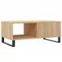 Mesa de centro madera contrachapada roble Sonoma 90x50x36,5 cm de vidaXL, Mesas de centro - Ref: Foro24-830575, Precio: 65,88...