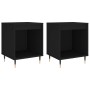 Nightstands 2 pcs engineered wood black 40x35x50 cm by vidaXL, Nightstands - Ref: Foro24-830703, Price: 56,41 €, Discount: %