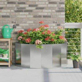 Jardinera Plateado 120 x 60 x 50 cm Acero Galvanizado en Maceteros y jardineras | Comprar online en Foro24