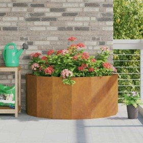 Jardinera Oxidado 120 x 60 x 50 cm Acero autopatinable en Maceteros y jardineras | Comprar online en Foro24
