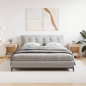 Mesitas noche 2 uds madera ingeniería roble Sonoma 40x35x50 cm de vidaXL, Mesitas de noche - Ref: Foro24-830707, Precio: 56,2...