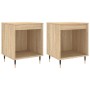Nachttische 2 Stück Ingenieurholz Sonoma Eiche 40x35x50 cm von vidaXL, Nachttische - Ref: Foro24-830707, Preis: 56,20 €, Raba...