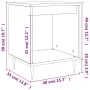Bedside tables 2 units engineered wood Sonoma oak 40x35x50 cm by vidaXL, Nightstands - Ref: Foro24-830707, Price: 55,50 €, Di...