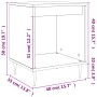 Nachttische 2 Stück Ingenieurholz Sonoma Eiche 40x35x50 cm von vidaXL, Nachttische - Ref: Foro24-830707, Preis: 56,20 €, Raba...