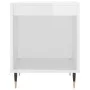 Bedside tables 2 units engineered wood white gloss 40x35x50 cm by vidaXL, Nightstands - Ref: Foro24-830705, Price: 42,98 €, D...