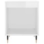 Nachttische 2 Stk. Ingenieurholz glänzend weiß 40x35x50 cm von vidaXL, Nachttische - Ref: Foro24-830705, Preis: 43,35 €, Raba...