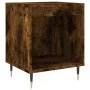Bedside tables 2 units smoked oak engineered wood 40x35x50 cm by vidaXL, Nightstands - Ref: Foro24-830711, Price: 39,42 €, Di...