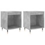 Nachttische 2 Stück betongraues Holzwerkstoff 40x35x50 cm von vidaXL, Nachttische - Ref: Foro24-830709, Preis: 39,76 €, Rabat...