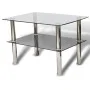 Two-tier glass coffee table by vidaXL, Coffee table - Ref: Foro24-240341, Price: 64,24 €, Discount: %
