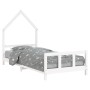 Kinderbettgestell aus weißer Kiefer 90x190 cm von vidaXL, Kinderbetten und Betten für Kinder - Ref: Foro24-834562, Preis: 110...